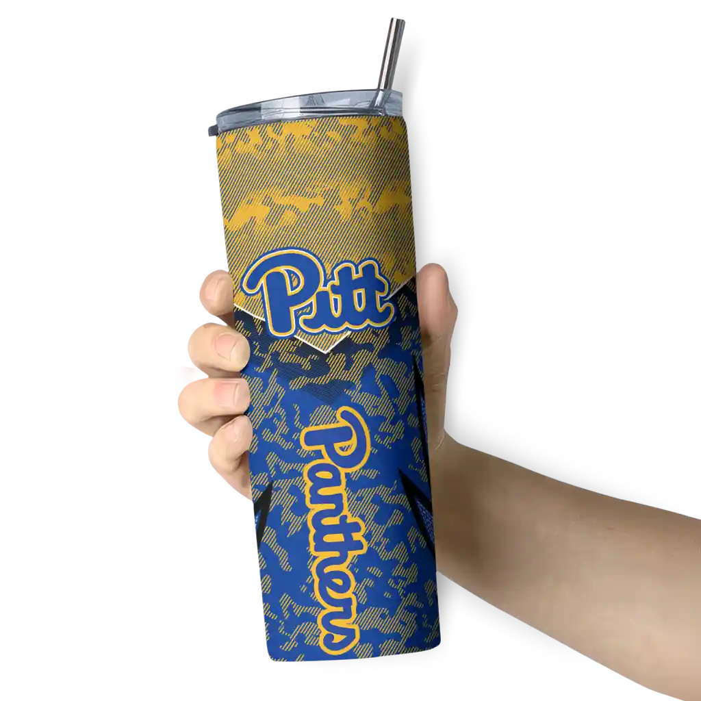 customized-pittsburgh-panthers-spiral-burst-print-royal-blue-skinny-tumbler-premium-grade-1.webp