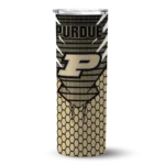 customized-purdue-boilermakers-chevron-stripes-gold-skinny-tumbler-best-selling.webp