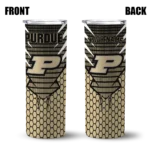 customized-purdue-boilermakers-chevron-stripes-gold-skinny-tumbler-best-selling.webp