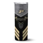 customized-purdue-boilermakers-hexagon-honeycomb-gold-black-skinny-tumbler-best-selling.webp