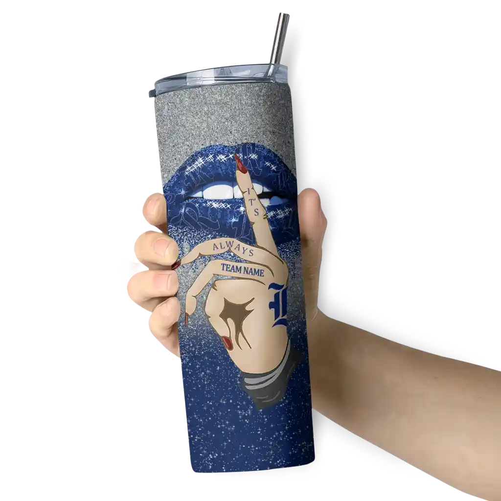 customized-rice-owls-sparkle-lips-navy-blue-skinny-tumbler-premium-grade.webp
