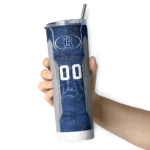 customized-rice-owls-stacked-diamond-navy-blue-skinny-tumbler-best-selling.webp
