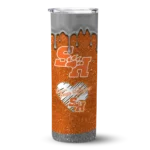 customized-sam-houston-bearkats-pixel-fade-orange-skinny-tumbler-best-selling-1.webp