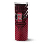 customized-san-diego-state-aztecs-chevron-stripes-red-skinny-tumbler-best-selling.webp
