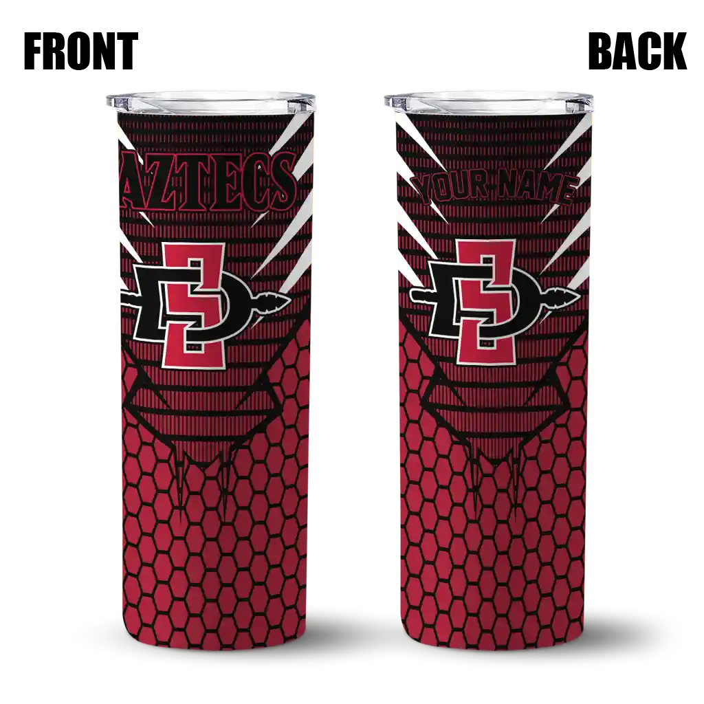 customized-san-diego-state-aztecs-chevron-stripes-red-skinny-tumbler-fashion-forward.webp