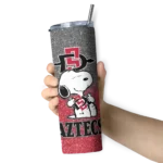 customized-san-diego-state-aztecs-snoopy-attitude-red-skinny-tumbler-best-selling-1.webp
