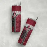 customized-san-diego-state-aztecs-sparkle-drip-red-skinny-tumbler-best-selling.webp