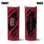 customized-san-diego-state-aztecs-star-pop-red-black-skinny-tumbler-best-selling.webp