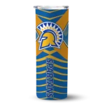 customized-san-jose-state-spartans-camo-texture-blue-skinny-tumbler-best-selling.webp