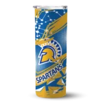 customized-san-jose-state-spartans-helmet-clash-blue-skinny-tumbler-best-selling.webp