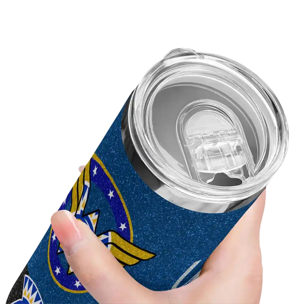 customized-san-jose-state-spartans-star-cluster-blue-skinny-tumbler-high-quality.webp