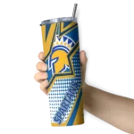 customized-san-jose-state-spartans-web-stripes-blue-white-skinny-tumbler-best-selling.webp