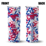customized-smu-mustangs-claw-marks-blue-white-skinny-tumbler-best-selling.webp
