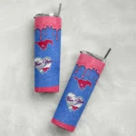 customized-smu-mustangs-pixel-fade-blue-skinny-tumbler-best-selling-1.webp