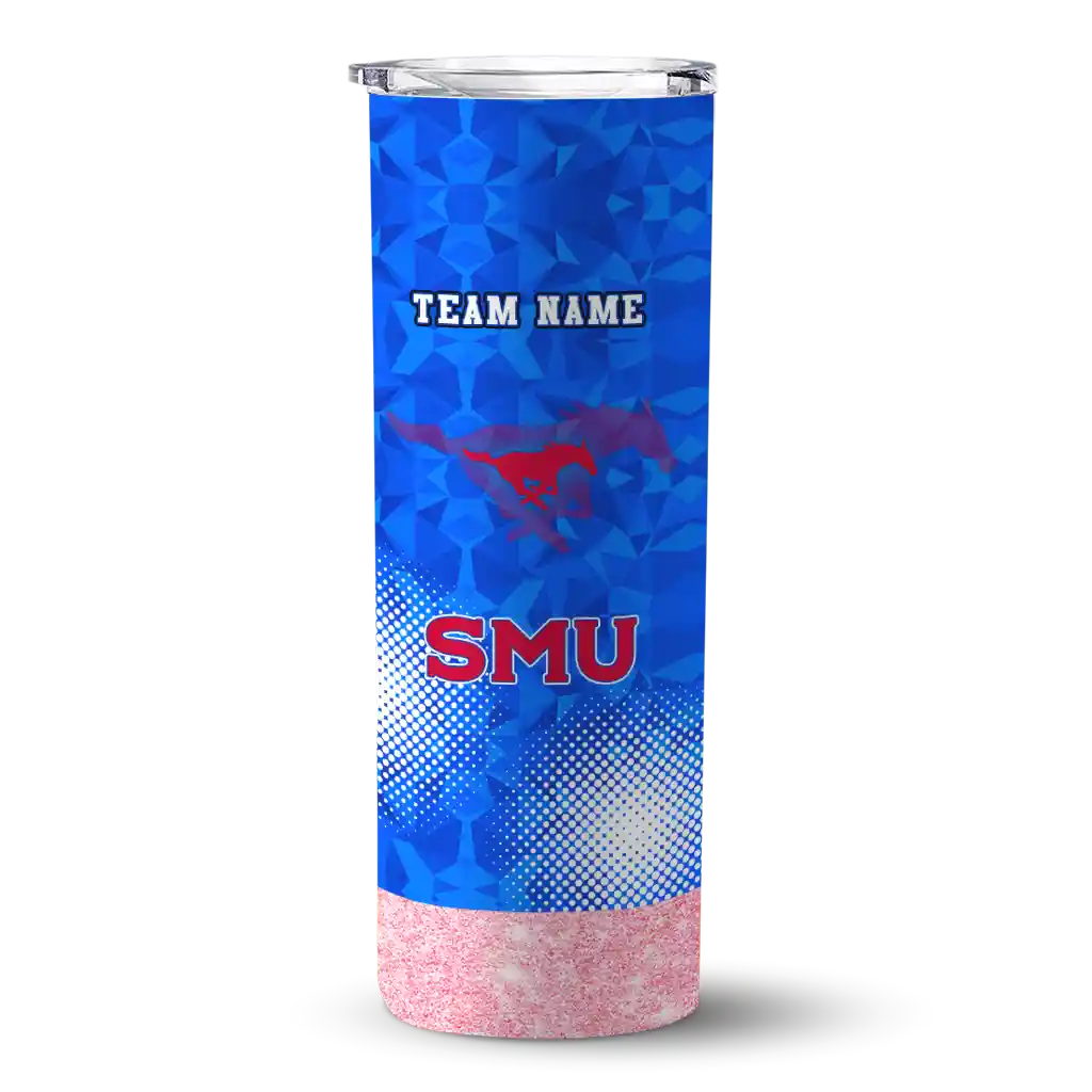 customized-smu-mustangs-starburst-tiles-blue-skinny-tumbler-best-selling-1.webp customized smu mustangs starburst tiles blue skinny tumbler best selling 1