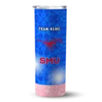 customized-smu-mustangs-starburst-tiles-blue-skinny-tumbler-best-selling.webp