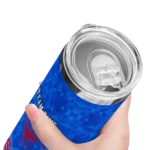 customized-smu-mustangs-starburst-tiles-blue-skinny-tumbler-best-selling.webp
