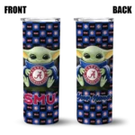 customized-smu-mustangs-yoda-cozy-blue-black-skinny-tumbler-best-selling.webp