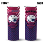 customized-south-alabama-jaguars-chevron-stripes-blue-skinny-tumbler-best-selling.webp