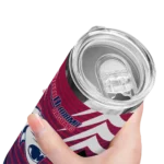 customized-south-alabama-jaguars-chevron-stripes-blue-skinny-tumbler-best-selling.webp