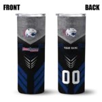 customized-south-alabama-jaguars-hexagon-honeycomb-blue-black-skinny-tumbler-best-selling.webp