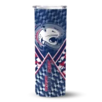 customized-south-alabama-jaguars-monogram-burst-blue-white-skinny-tumbler-best-selling.webp