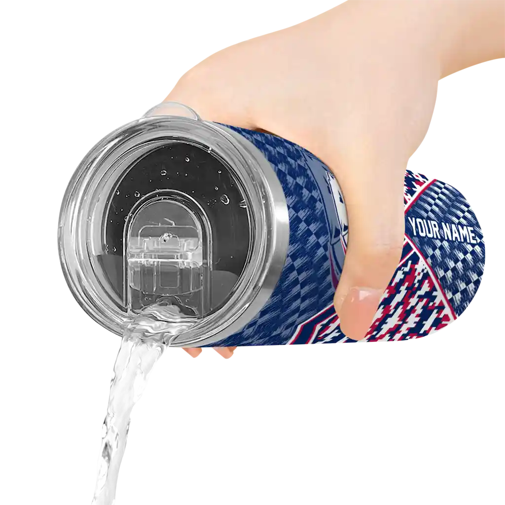 customized-south-alabama-jaguars-monogram-burst-blue-white-skinny-tumbler-latest-model.webp