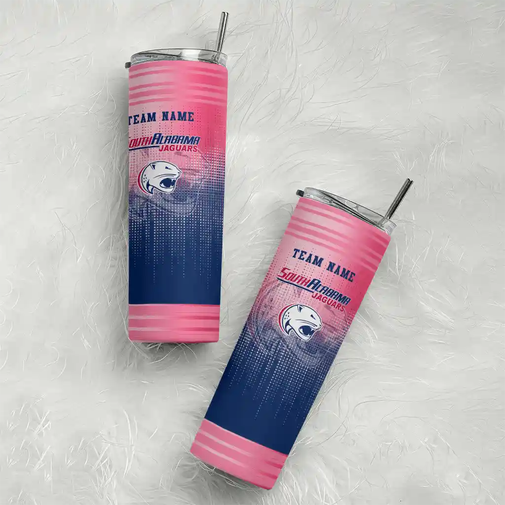 customized-south-alabama-jaguars-swirl-texture-blue-skinny-tumbler-top-rated.webp