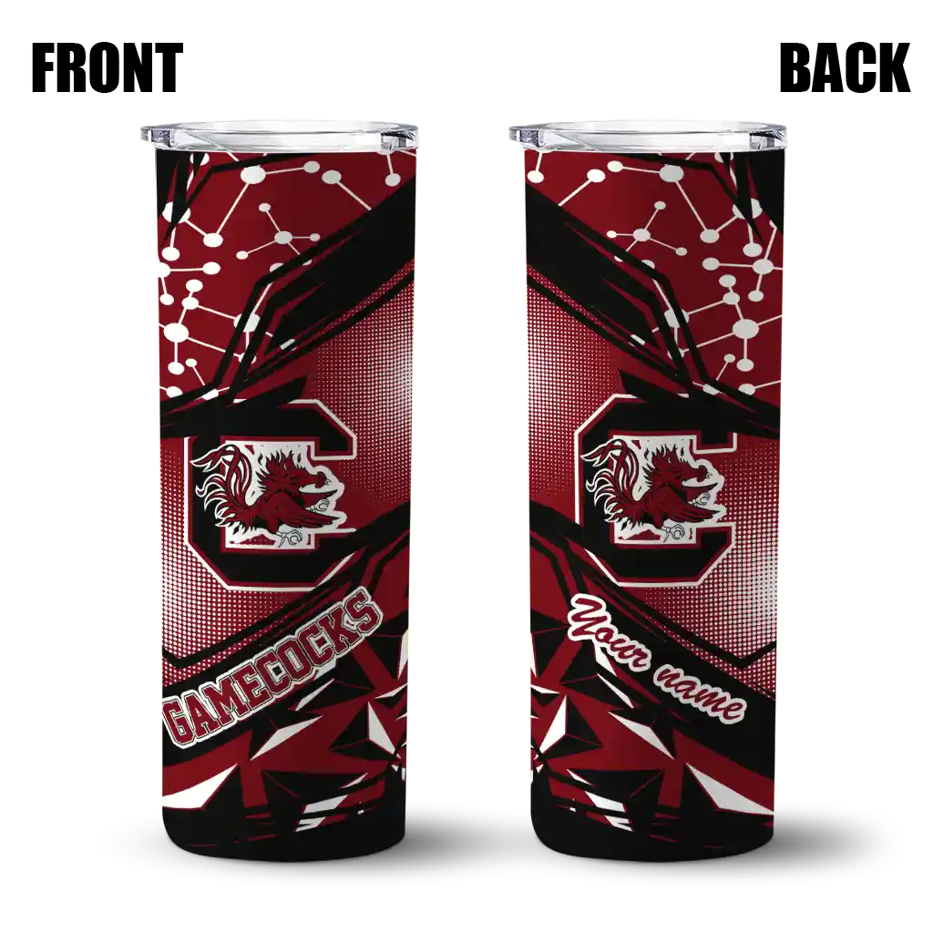customized-south-carolina-gamecocks-helmet-clash-garnet-skinny-tumbler-fashion-forward-1.webp