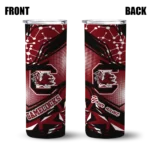 customized-south-carolina-gamecocks-helmet-clash-garnet-skinny-tumbler-best-selling.webp