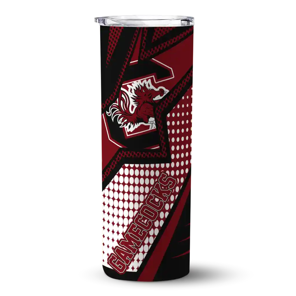 customized-south-carolina-gamecocks-web-stripes-garnet-white-skinny-tumbler-best-selling.webp customized south carolina gamecocks web stripes garnet white skinny tumbler best selling