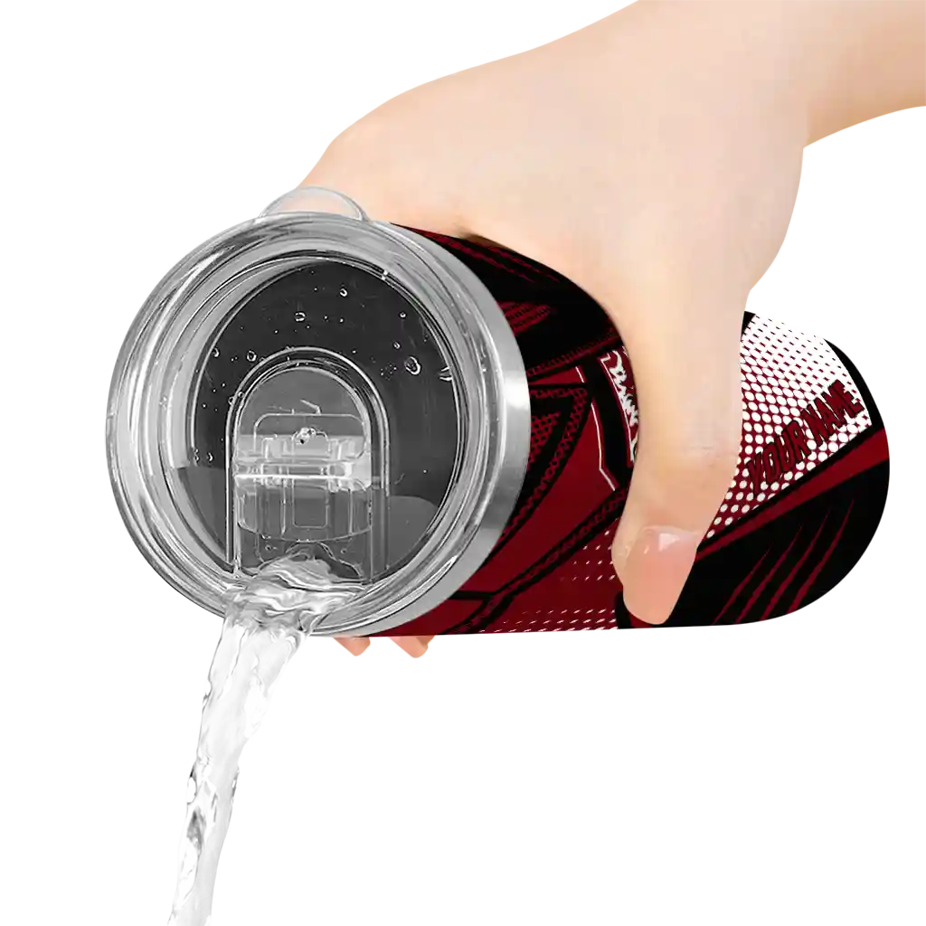 customized-south-carolina-gamecocks-web-stripes-garnet-white-skinny-tumbler-latest-model.webp