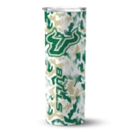 customized-south-florida-bulls-claw-marks-green-white-skinny-tumbler-best-selling.webp
