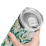 customized-south-florida-bulls-claw-marks-green-white-skinny-tumbler-best-selling.webp