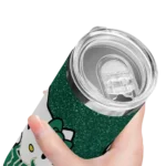 customized-south-florida-bulls-hello-kitty-green-black-skinny-tumbler-best-selling-1.webp