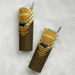 customized-southern-miss-golden-eagles-chevron-stripes-black-skinny-tumbler-best-selling.webp