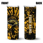 customized-southern-miss-golden-eagles-metallic-grid-black-skinny-tumbler-best-selling.webp