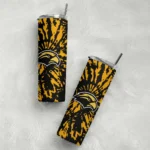 customized-southern-miss-golden-eagles-metallic-grid-black-skinny-tumbler-best-selling.webp