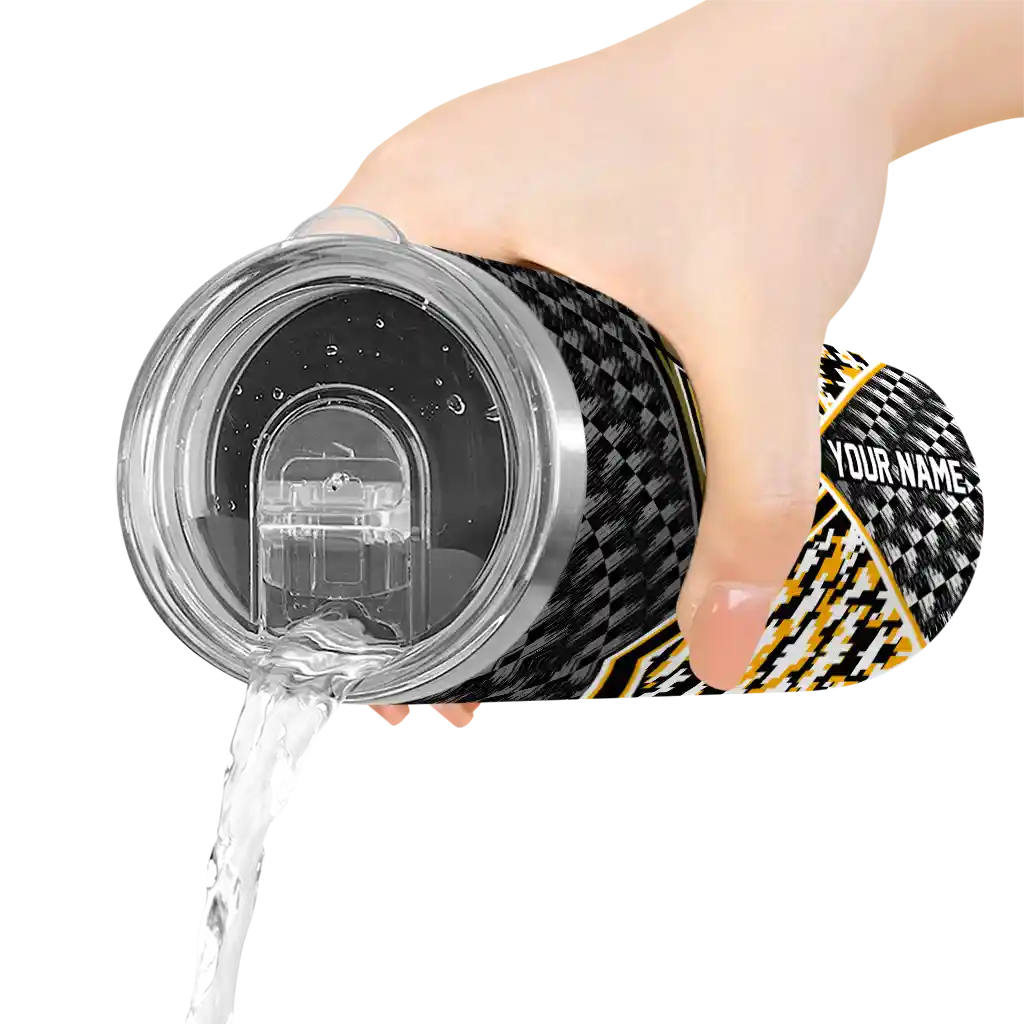 customized-southern-miss-golden-eagles-monogram-burst-black-white-skinny-tumbler-latest-model.webp