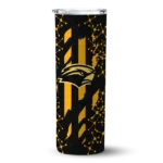 customized-southern-miss-golden-eagles-star-pop-black-skinny-tumbler-best-selling.webp
