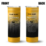 customized-southern-miss-golden-eagles-swirl-texture-black-skinny-tumbler-best-selling-1.webp