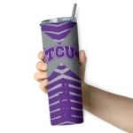 customized-tcu-horned-frogs-camo-texture-purple-skinny-tumbler-best-selling.webp