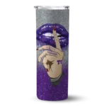 customized-tcu-horned-frogs-sparkle-lips-purple-skinny-tumbler-best-selling.webp