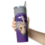 customized-tcu-horned-frogs-sparkle-lips-purple-skinny-tumbler-best-selling.webp