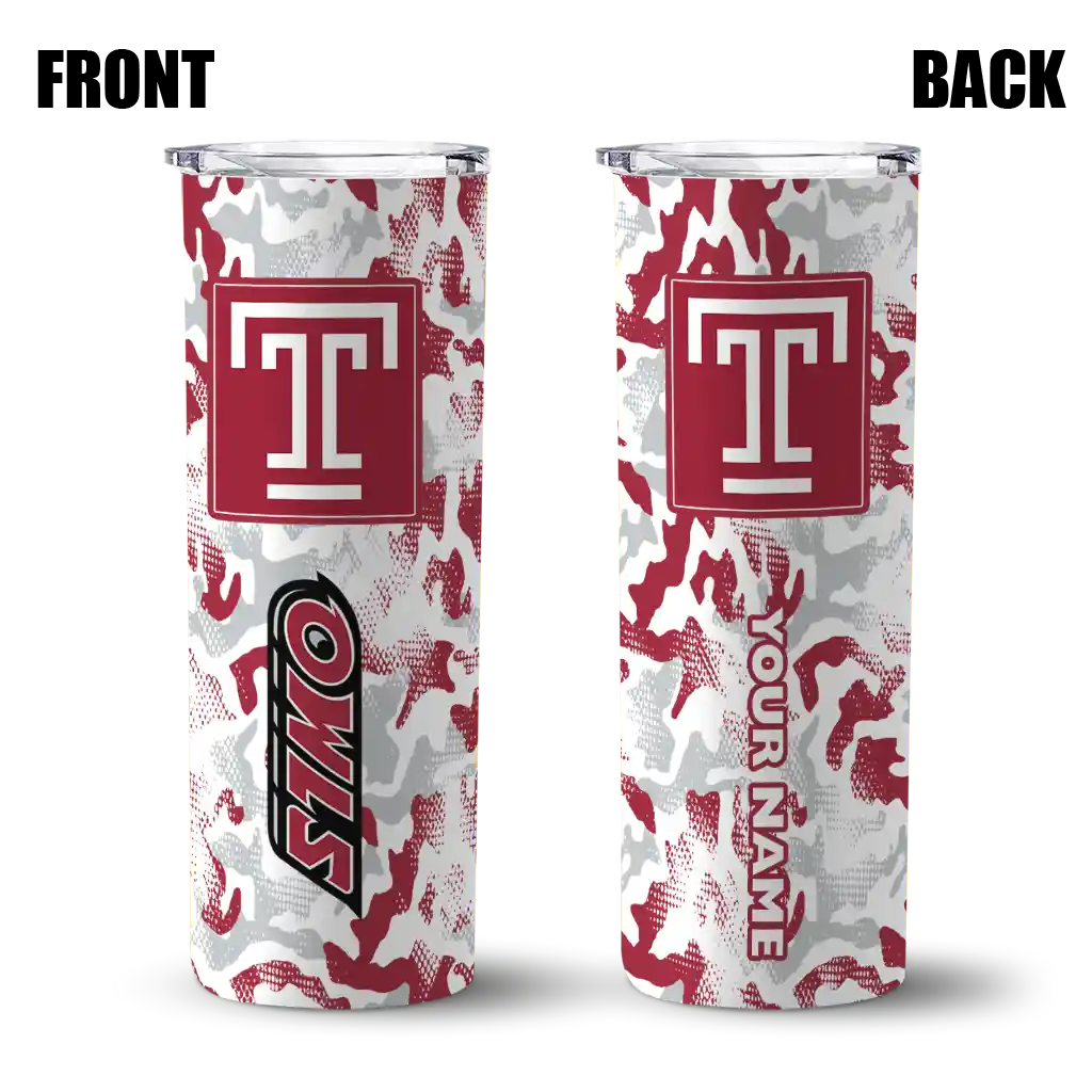 customized-temple-owls-claw-marks-red-white-skinny-tumbler-fashion-forward.webp