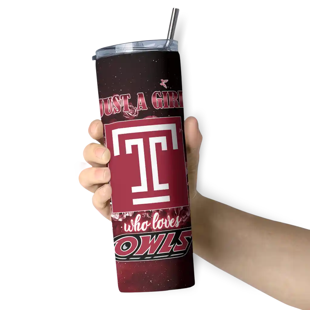 customized-temple-owls-rose-romance-red-black-skinny-tumbler-premium-grade-1.webp