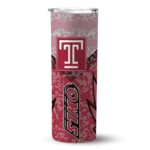 customized-temple-owls-spiral-burst-print-red-skinny-tumbler-best-selling.webp