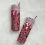 customized-temple-owls-spiral-burst-print-red-skinny-tumbler-best-selling.webp
