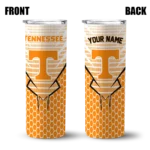 customized-tennessee-volunteers-chevron-stripes-orange-skinny-tumbler-best-selling.webp