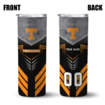 customized-tennessee-volunteers-hexagon-honeycomb-orange-black-skinny-tumbler-best-selling.webp